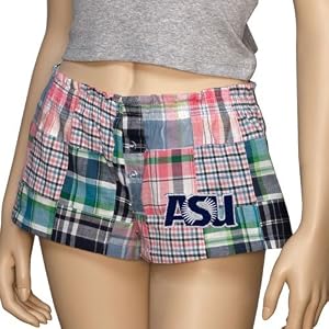 Buy Arizona State Sun Devils Ladies Madras Boxer Shorts