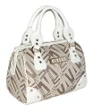 Versace Tan & White Handbag