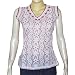 Elegant Top White Cotton Embroidered Kurti Size S