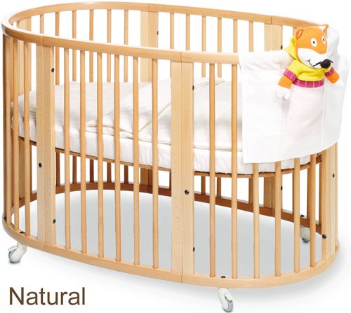 Stokke Sleepi Convertible Wood Crib in Natural