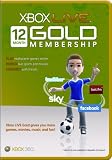 Xbox LIVE Gold 12-Month Membership Card (Xbox 360)