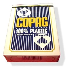 100% Plastik Spielkarten von COPAG - Standard Index in blau