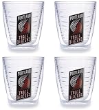 Portland Trailblazers Set of FOUR 12 oz. Tervis Tumblers