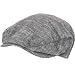 New Cotton Linen Duck Bill Lined Ivy Cab Cap Hat Medium Large Gray