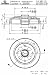 Brembo 21055 Rear Brake Drum