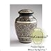 The UrnConcern Classic Cremation Urn. Hand Engraved Solid Brass With Black Lacquer Coat. 10" Height, Includes Velvet Storage & Display Box.