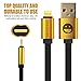 Smallelectric 4-pack 6FT and 3FT Alloy Gold-Plated 8pin Lightning Cable Sync Extra Long USB Cord Charger for iphone 6 / 6s plus / 6 plus / 5s 5c 5 / iPad Mini / iPad Air / iPod.Compatible with all IOS