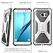 Galaxy Note 7 Case, i-Blason Transformer [Kickstand] Samsung Galaxy Note 7 2016 Release [Heavy Duty] [Dual Layer] Combo Holster Cover case with [Locking Belt Swivel Clip] (White)