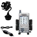 Handspring Treo 650 Auto Cup Holder with Car Charger - Uses Gomadic TipExchange