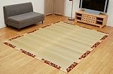 い草ラグカーペット 『DX木漏れ日』(裏:フェルト) サイズ:191×250cm カラー:ブラウン(#8119480)