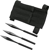 3 Piece Throwing Dart Spike Knife Knives Set w/ Pouch