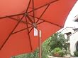 7ft wooden market umbrella with tilt mechanism - Terra
