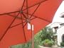 7ft wooden market umbrella with tilt mechanism - Terra