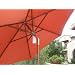 7ft wooden market umbrella with tilt mechanism - Terra