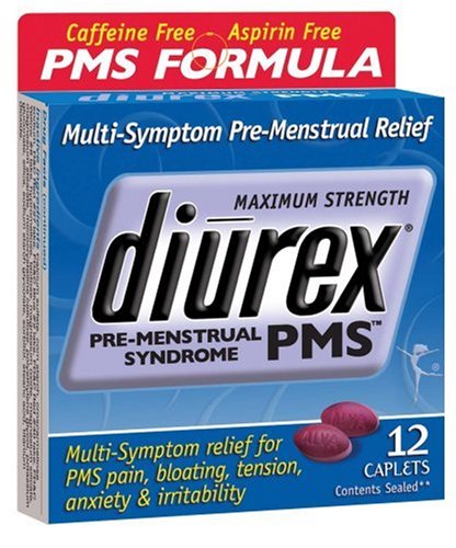 Diurex Multi-Symptom Pre-Menstrual Relief, Maximum Strength, 12 Caplets (Pack of 6) by Diurex