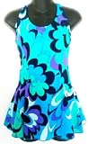 Marsol Missy 1PC Skirted Swimsuit in Turq Multi Sizes 36(10) - 40(14)