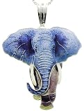 Walking Elephant Pendant w/ Necklace by Zarah