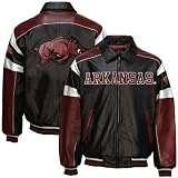 Arkansas Razorbacks Black Elite Leather Jacket