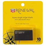 Rite Aid Renewal Super Single edge Blade with Used Blade Vault 10ct