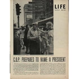 G.O.P. PREPARES TO NAME A PRESIDENT: The Bellevue-Stratford hotel in Philadelphia Pennsylvania is the headquaretrs for the Republican National Convention. The leading candidates for the Republican Presidential Nomination include Thomas Dewey, New York; Robert Taft, Ohio; Harold Stassen, Minnesota; A. H. Vandenberg, Michigan; Earl Warren, California; Joseph Martin, Massachusetts; and General Douglas MacArthur, Wisconsin. Kansas delegates include Harry Darby, Ada Vesper, Willard Matthews. Clyde M. Reed, Jr., Harlan Herrick, Walter Fee, Willard Mayberry, Dick Golden, Wesley Roberts, John W. Breyfogle Jr., Ora McClellan, Preston Dunn, Ralph Perkins, John McCuish, Ward Martin, Hugh H. Pope, Frank Hodge, Powers Porter, and Alf Landon. ..... 1948 LIFE Magazine Article, A5013A.