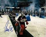 Autographed/Hand Signed Cristobal Huet 8x10 Photo - Chicago Blackhawks