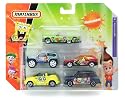 Jimmy Neutron, The Fairy Odd Parents, and SpongeBob Squarepants Nickelodeon Matchbox 5 Packs Cars