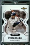 2007 Topps Finest #31 Prince Fielder Baseball Card Milwaukee Brewers - Mint Condition - Shipped In Protective Display Case !!