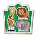 Melissa & Doug Deluxe Jungle Friends (Safari) Jumbo Knob