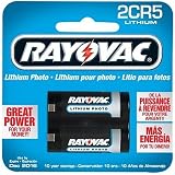RAYOVAC RL2CR51 ULTRA PHOTO BATTERIES (6V, 2CR5, 1 PK)
