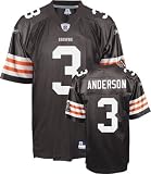 Men`s Cleveland Browns #3 Derek Anderson Team Replica Jersey - L