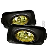 03-05 Acura TSX OEM Style Yellow Fog Lights (Euro Accord) 