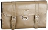 Nannini Grain Leather 65126 54 6881 Herren Kulturtaschen, Grün  (fango), 28x19x9 cm (B x H x T)
