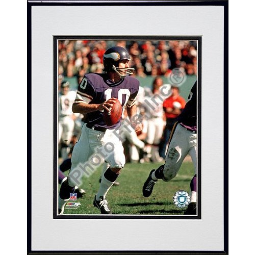 Photo File Minnesota Vikings Fran Tarkenton Framed Photo