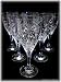 Kitchen & Housewares : 6 Crystal Wine Goblets