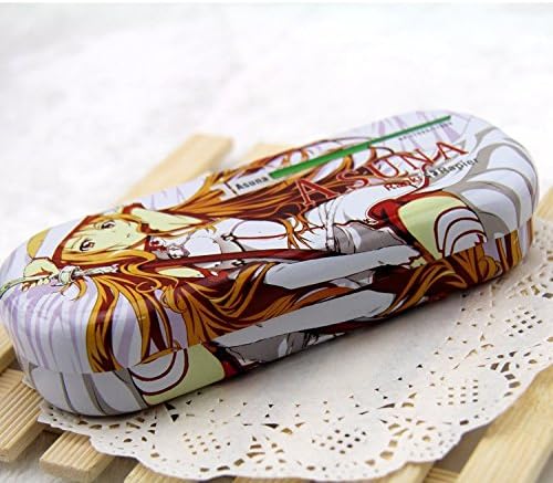SAO Sword Art Online Cosplay Anime Pencil Case Cute Boys Girls School White Oblong