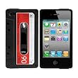 Silicone Cassette Tape Case / Skin / Cover for iPhone 4