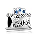 Happy Birthday Cake Charm Crystal Candles Jan-december Birthstone Gift Holiday Beads Fits Pandora Charm Bracelet