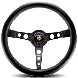 Momo PRO35BK2B Prototipo Silver 350 mm Leather Steering Wheel