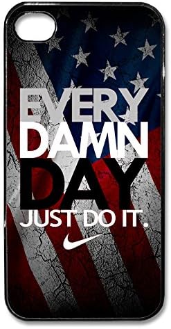 Nike Every Damn Day American Flag #18 iPhone 5 5s Black Cell Phone Case