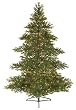 7.5' Pre-Lit Layered Balsam Artificial Christmas Tree - Clear Lights