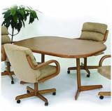 Natural Oak Finish Laminate Top Table