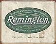 (13x16) Remington Guns Rifles Hunting In All Weather Logo Distressed Retro Vintage Tin Sign , 16x12