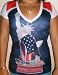 Ladies Liberty
FRESKO STRETCH SPANDEX SEXY FIT LADIES USA BLUE LIBERTY SOCCER PATRIOTIC SPORTS JERSEY SIZE large (SEXY STRETCH FIT)