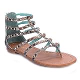 Classified KAMER Women's Studded Gladiator Sandals