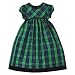 Toddler Girls' Cherokee® Plaid Dress - Green/Black