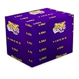NCAA LSU Tigers Purple Gift Wrap Paper