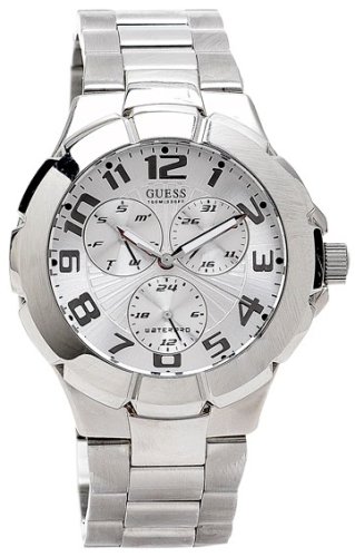 GUESS? Men's 10179G Stainless Steel Chronograph Watch