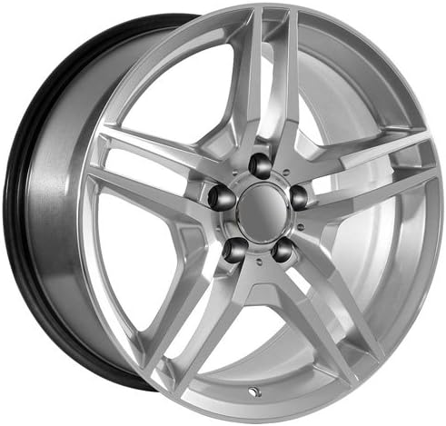 17 Inch Mercedes Benz Silver AMG Style Wheels