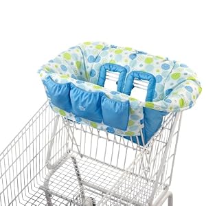 Bright Starts Comfory & Harmony Cozy Cart Cover, Blue/Green