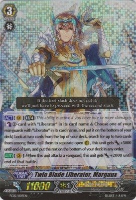 Cardfight!! Vanguard TCG - Twin Blade Liberator, Margaux (FC02/007EN) - Fighter's Collection 2014